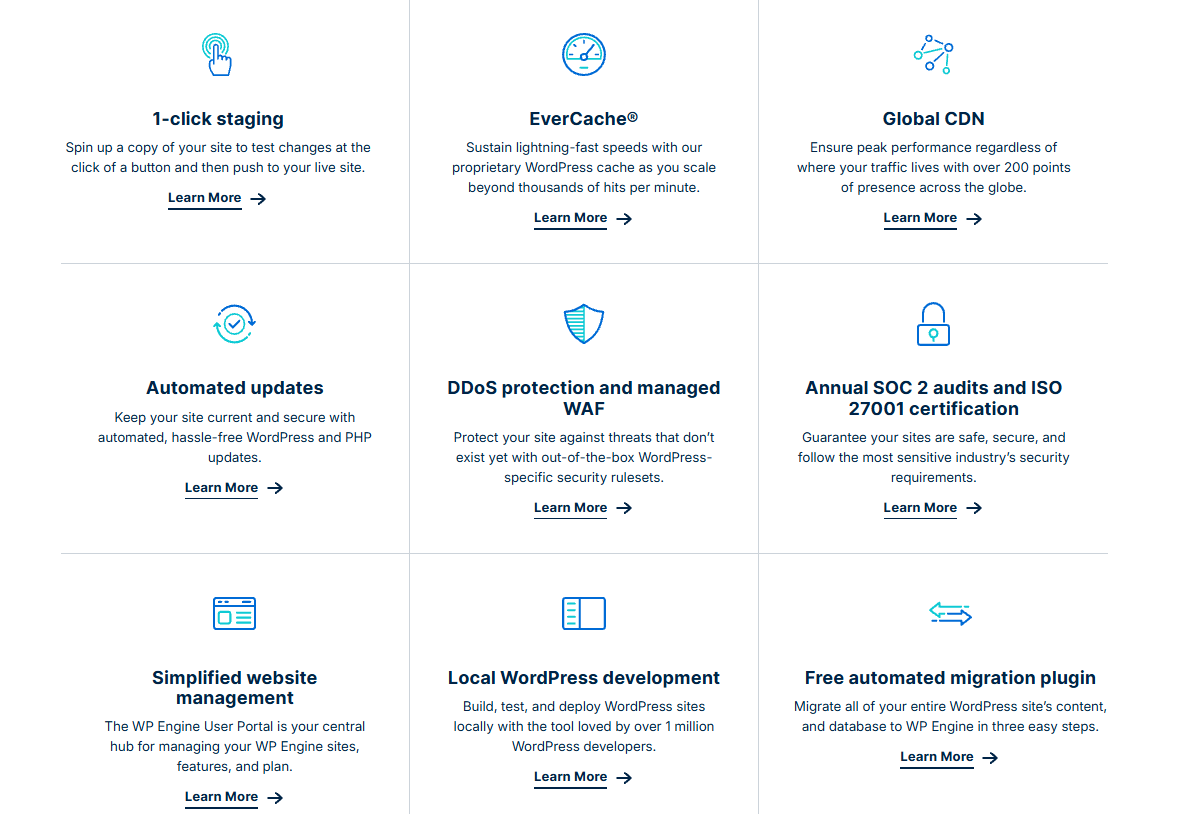 WP Engine 1-Click Staging & Automated Updates User Portal